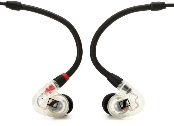 Sennheiser IE 100 Pro Wireless in‑Ear Monitors | Clear | Precision Dynamic Drivers | Detachable Cable | 20 Hz–18 kHz FR | Ideal for Musicians, Live Monitoring & Studio Recording (509172)